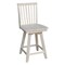 International Concepts Mission Counter Height Stool, with Swivel, 24" Seat Height, Unfinished S-262SW - alternate 4